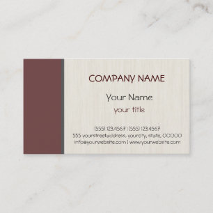 Deep coffee professional elegant modern business card