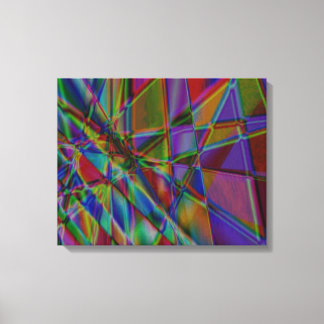 Deep Coloured Abstract Art Canvas Print