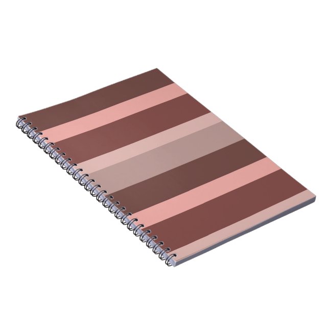 Deep Coloured Block Arrt Spiral Notebook (Right Side)