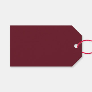 Deep Cranberry & Classic Light Beige Gift Tags