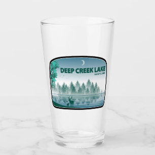 Deep Creek Lake Maryland Deer Glass