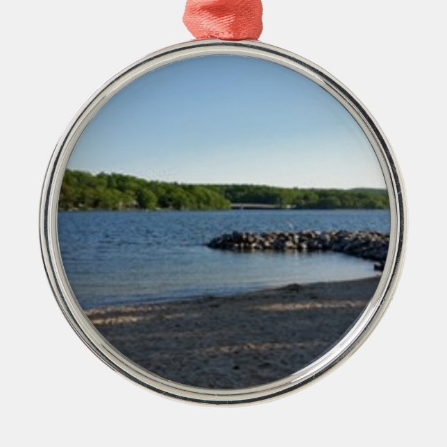 Deep Creek Lake Maryland Metal Tree Decoration (Front)