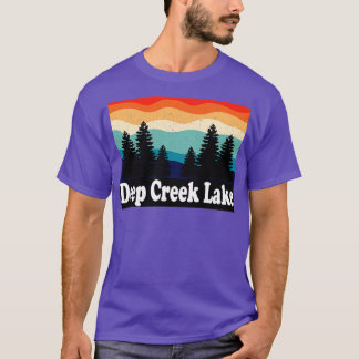 Deep Creek Lake Maryland Retro T-Shirt