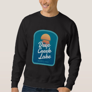 Deep Creek Lake Maryland Summer Sunset Sweatshirt