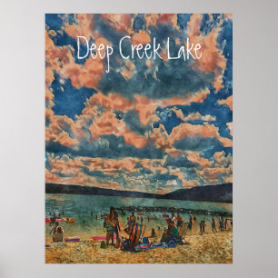 Deep Creek Lake Poster