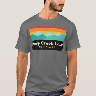 Deep Creek Lake State Park Maryland Retro Vintage  T-Shirt