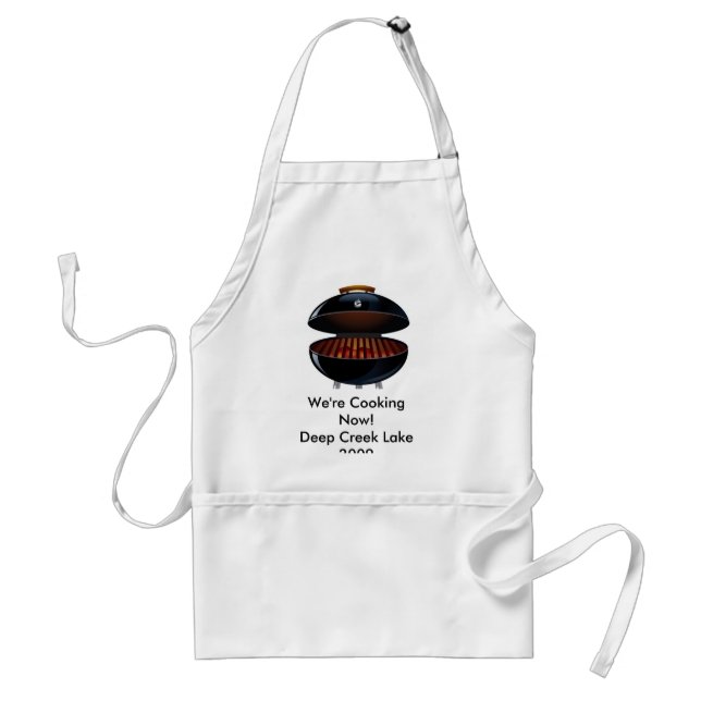 Deep Creek Lake We're Cooking Now Standard Apron (Front)
