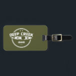 Deep Creek Wild And Scenic River Idaho Kayaking Luggage Tag<br><div class="desc">Deep Creek in Idaho is defined by the extremely meandering,  vertical-walled canyon surrounding the creek as it flows to its confluence with the Owyhee River. The creek is suitable for kayaks and canoes in the early spring when flows reach into the hundreds of cubic feet per second from snowmelt.</div>