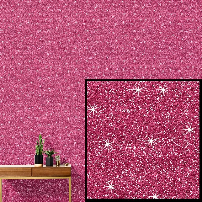 Deep Dark Bright Pink Sparkle  Wallpaper (Creator Uploaded)