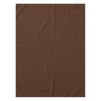 Deep Dark Brown Solid Colour Tablecloth