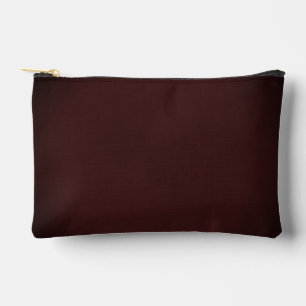 Deep Dark Mottled Maroon Accessory Pouch