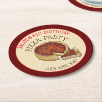 Deep Dish Pepperoni Pizza Pie Birthday Party