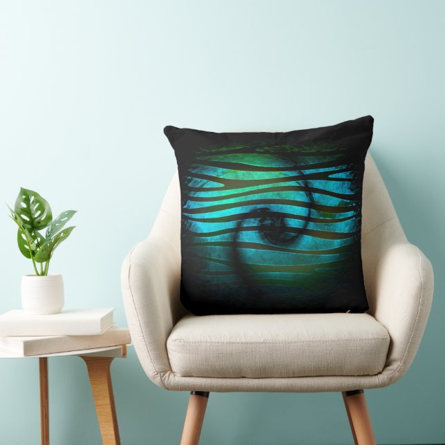 deep down in the ocean cushion (Chair)