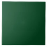 Deep Earthy Green Ceramic Tile. Tile<br><div class="desc">This color I call a Deep Earthy Green. It is similar to a forest green bur has yellow tones. A lovely dark green that would make a great border and would go with a neutral color like sand or Taupe. For all wall decoration,  in the home.</div>