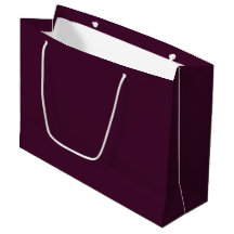 Deep Eggplant Large Gift Bag - Glossy