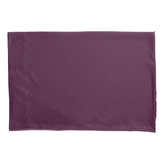Deep Eggplant Pillowcase (Front)