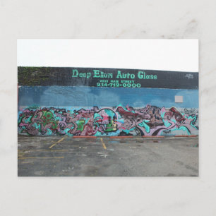 Deep Ellum Graffiti Artwork # 17 Postcard