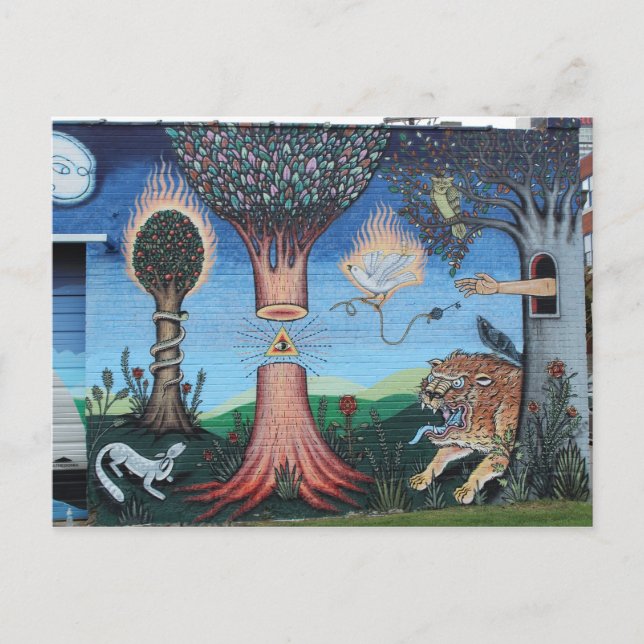 Deep Ellum Graffiti Artwork # 24 Postcard (Front)