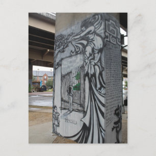 Deep Ellum Graffiti Artwork # 37 Postcard