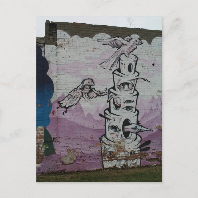 Deep Ellum Graffiti Artwork # 67 Postcard (Front)
