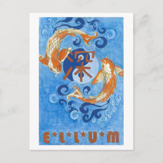Deep Ellum Koi Postcard