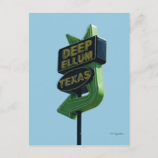 DEEP ELLUM Texas postcard