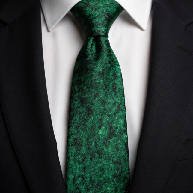 Deep Emerald Granite Speckle  Tie (Creator Uploaded)