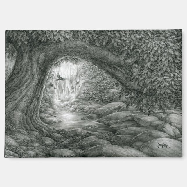 Deep Forest Oasis Magnet (Front)