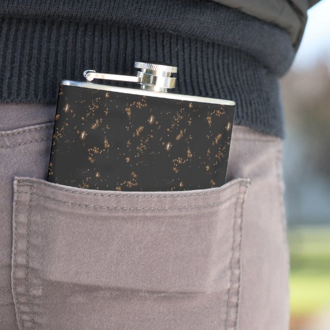 Deep Galaxy Hip Flask (In Situ)