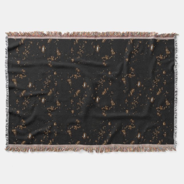 Deep Galaxy Throw Blanket (Front)