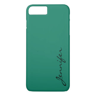Deep green-cyan turquoise colour background Case-Mate iPhone case