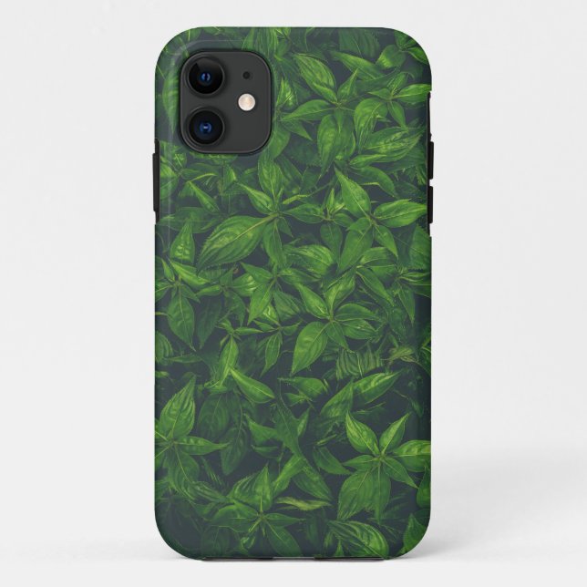 Deep Green Leaves  Case-Mate iPhone Case (Back)