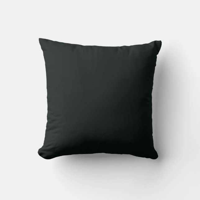 Deep Green Solid Plain Color Cushion (Front)
