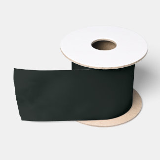 Deep Green Solid Plain Color Satin Ribbon