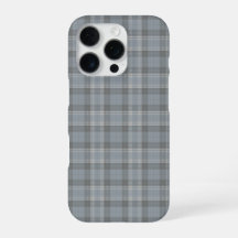 Deep Grey-Blue and Soft Grey Plaid