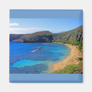 Deep Hanauma Bay 3, Honolulu, Oahu, Hawaii Inland Magnet