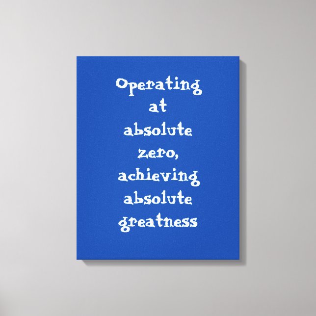 Deep Ice Blue Silver Quantum Art Canvas Print (Front)