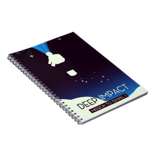 Deep Impact Space Art Notebook
