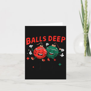Deep In Christmas Srit  Card