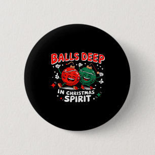 Deep In Christmas Srit Christmas Humorous Festive  6 Cm Round Badge