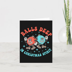 Deep In Christmas Srit Funny Christmas Saying Card