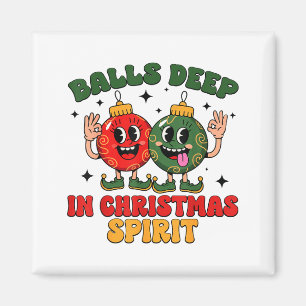 Deep In Christmas Srit Funny Christmas Saying  Magnet