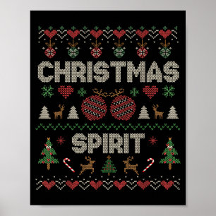 Deep In The Christmas Srit Couple Matching Christm Poster