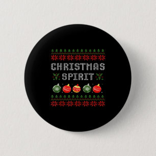 Deep In The Christmas Srit Couples Matching Ugly  6 Cm Round Badge