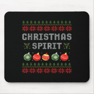 Deep In The Christmas Srit Couples Matching Ugly  Mouse Pad