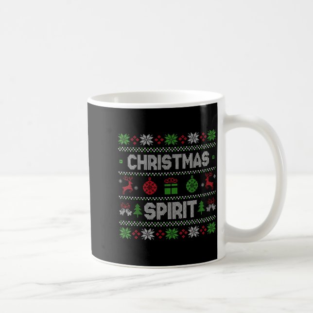 Deep In The Christmas Srit Matching Couples  Coffee Mug (Right)