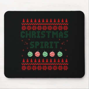 Deep In The Christmas Srit Matching Couples Ugly  Mouse Pad