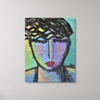 Deep in Thought Abstract Acrylic Painting