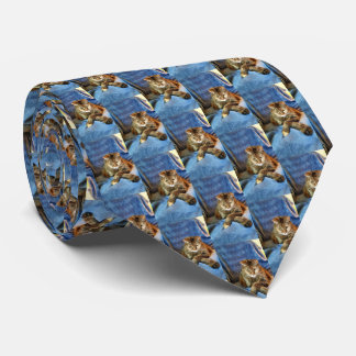 DEEP IN THOUGHT KITTY   TIE