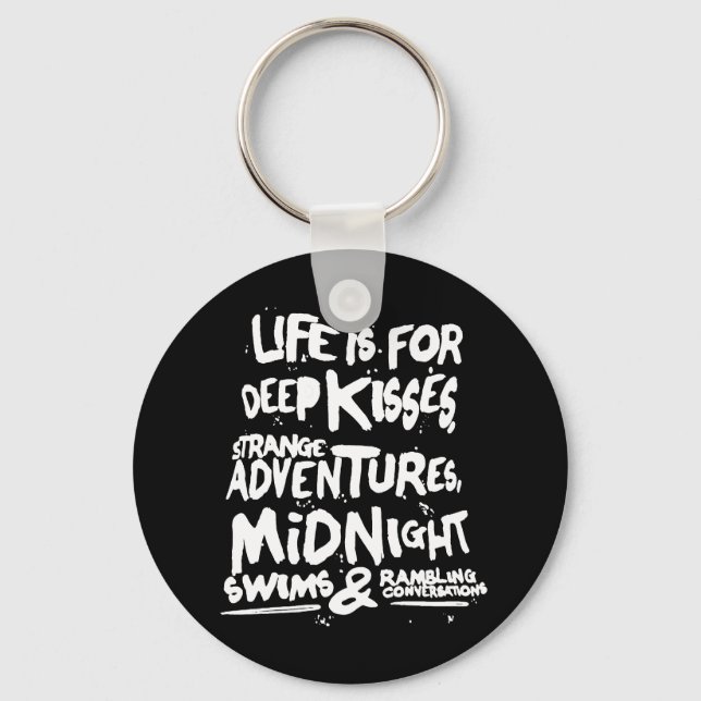 Deep Kisses Key Ring (Front)